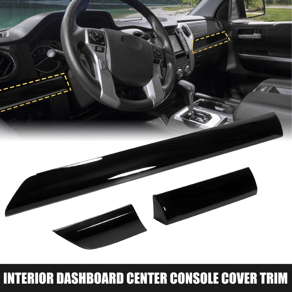 Dashboard Center Console Cover Trim Kit for Toyota Tundra Crewmax (2014–2021)