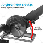 Angle Grinder Stand Bracket for 100-125mm Angle Grinder