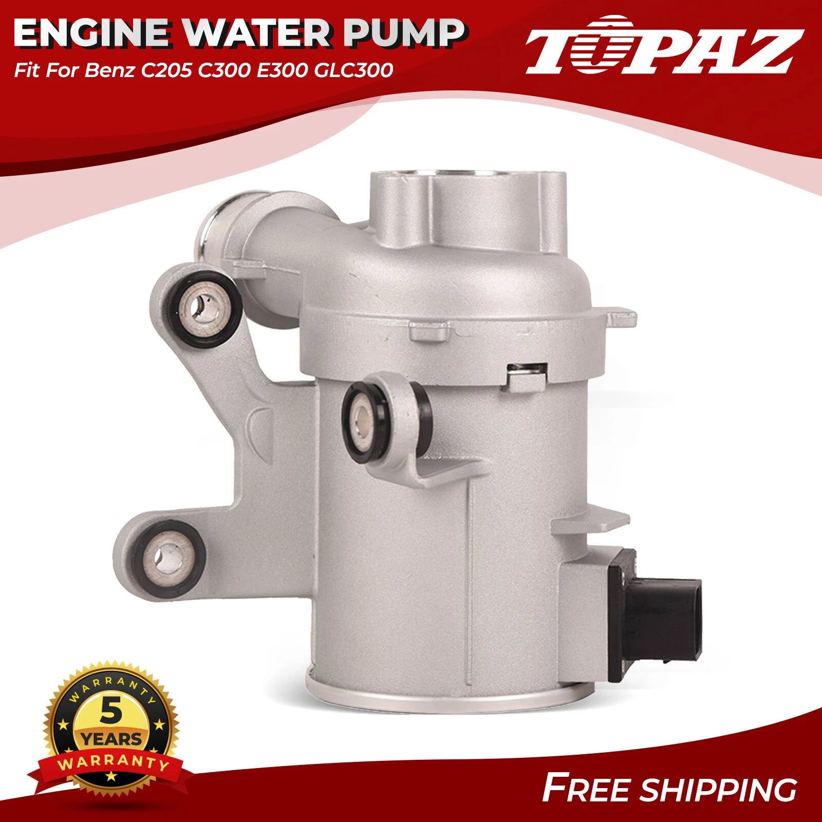 Engine Water Pump for Mercedes-Benz C300 C350E E300 GLC300 GLC350E