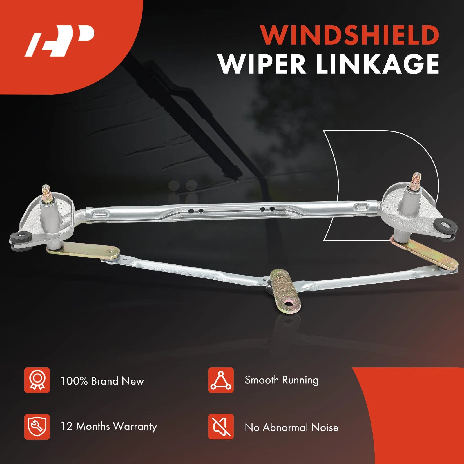 Windshield Wiper Linkage for Hyundai Accent (2006–2011) Kia Rio (2005–2011)