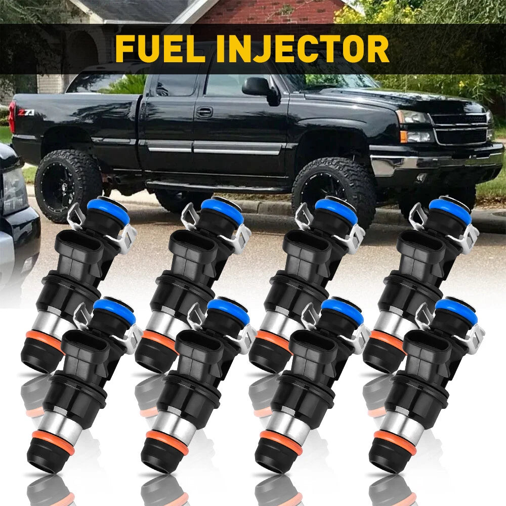 8x Fuel Injectors for Chevy GM GMC Truck 4.8L 5.3L 6.0L (2001–2007) 25317628