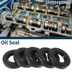 Set of 5 Oil Seal Rotary Shaft Seal NBR Rubber 35x62x12mm