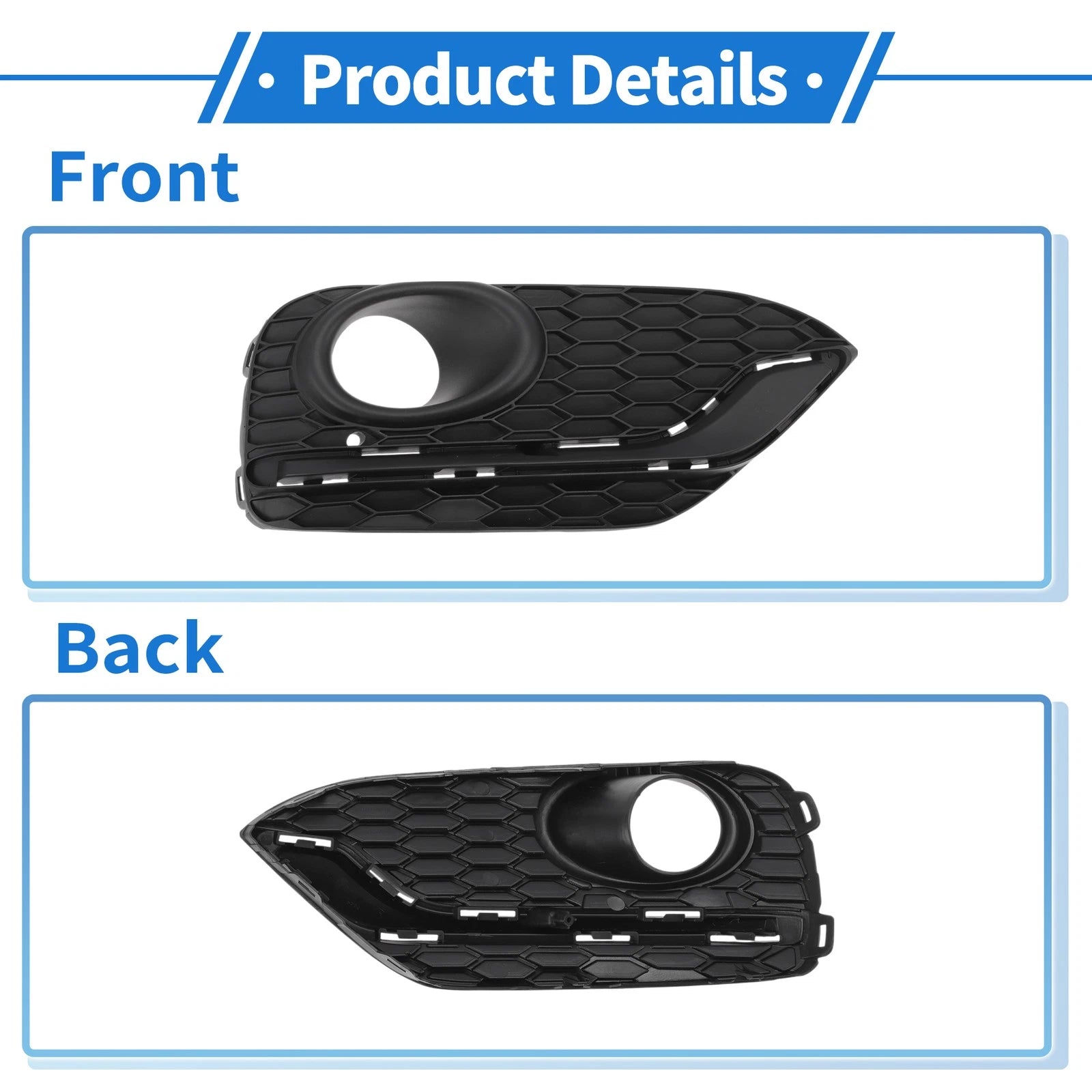 Front Right Fog Light Grill No. 71102TW1H00 for Honda Accord Crosstour (2014–2016)