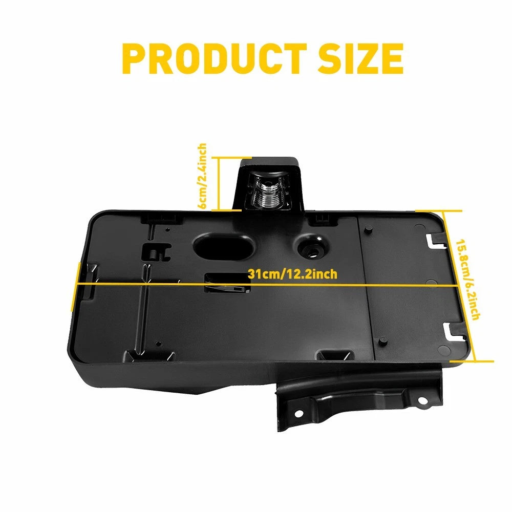 Rear License Plate Mounting Bracket & Light for Jeep Wrangler (2007-2017)