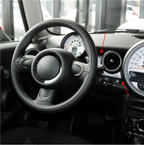 2 x Carbon Fiber Dash Strips Trim for Mini Cooper R55 R56 (2009–2014)