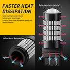 2X AUXITO 3157 3156 LED Brake Tail Stop Light Bulbs 2800LM Super Red