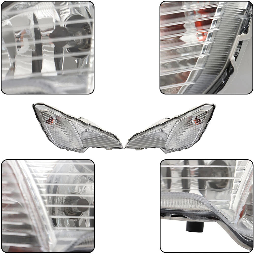 Set of 2 Front Fog Lights with Cover Bezel Trim for Ford EcoSport (2018–2022)