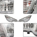 Set of 2 Front Fog Lights with Cover Bezel Trim for Ford EcoSport (2018–2022)