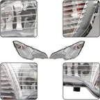 Set of 2 Front Fog Lights with Cover Bezel Trim for Ford EcoSport (2018–2022)