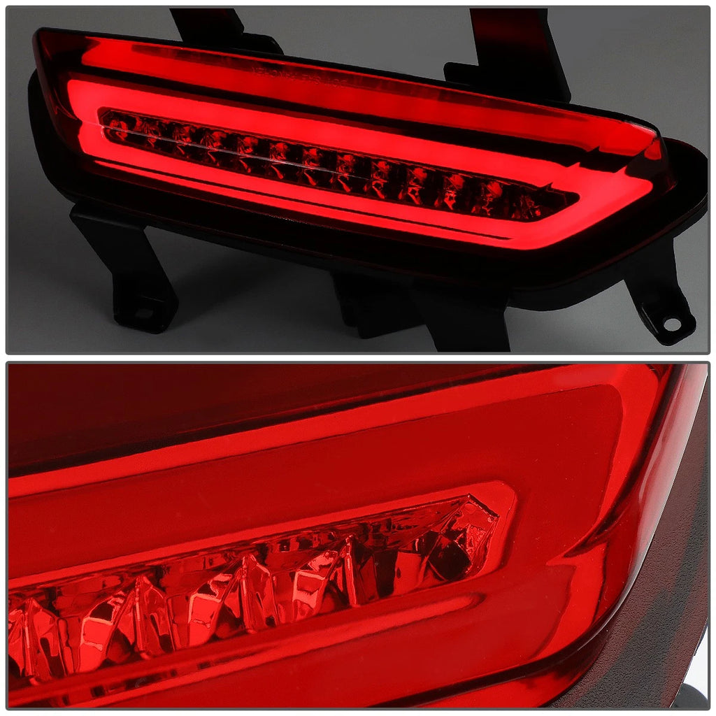 Lower LED Bar 3rd Tail Brake Light Reverse Lamp for Ford Mustang (2015–2018)