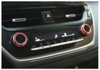 2x Red Alu Middle Console AC Knob Cover Trim for Toyota Corolla (2019���2021)