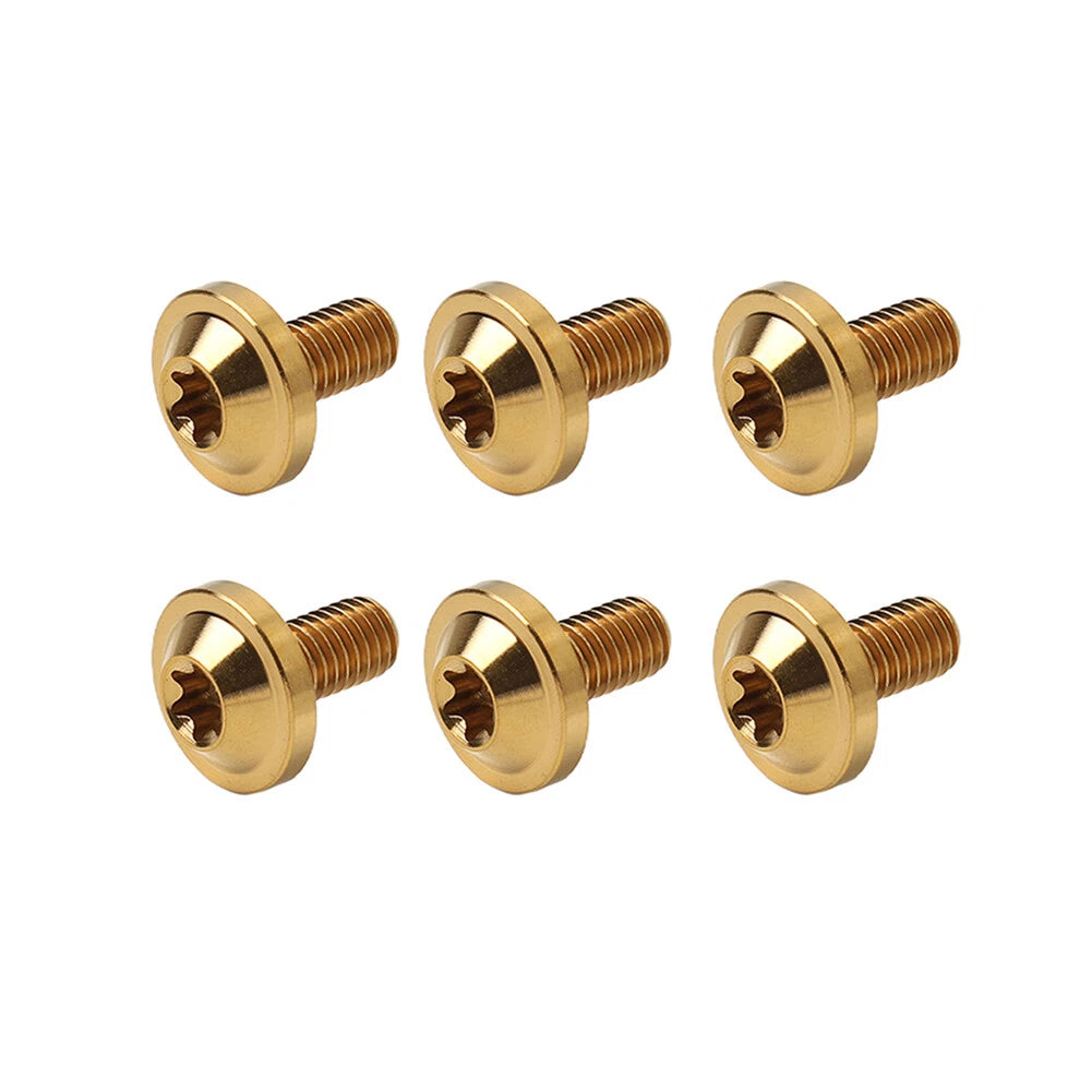 Set of 6 Alloy Torx Head Screws M5x30mm for Bike Motorcycle