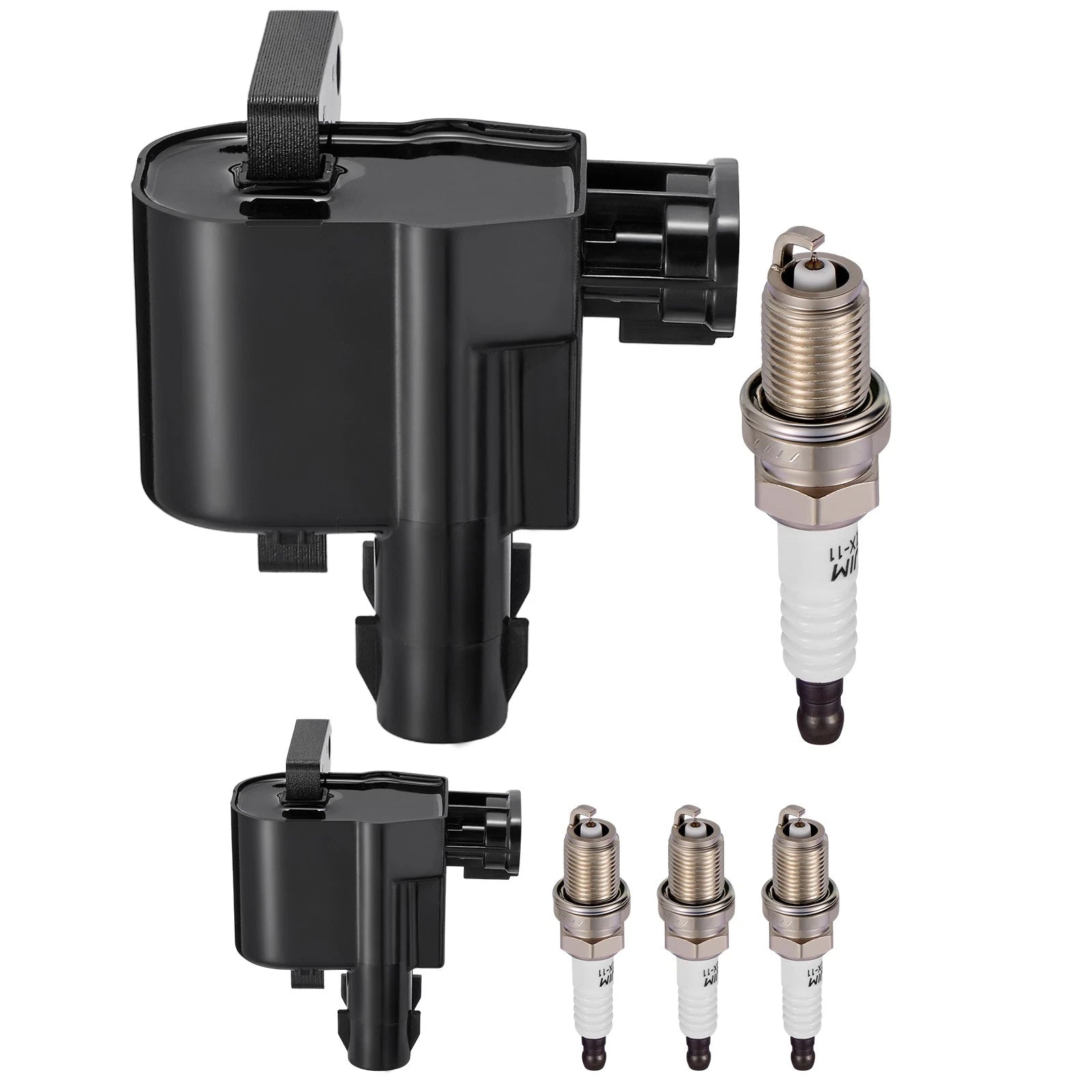 Ignition Coil & Spark Plug Kit UF246 for Toyota Corolla (1998–1999) Set of 2