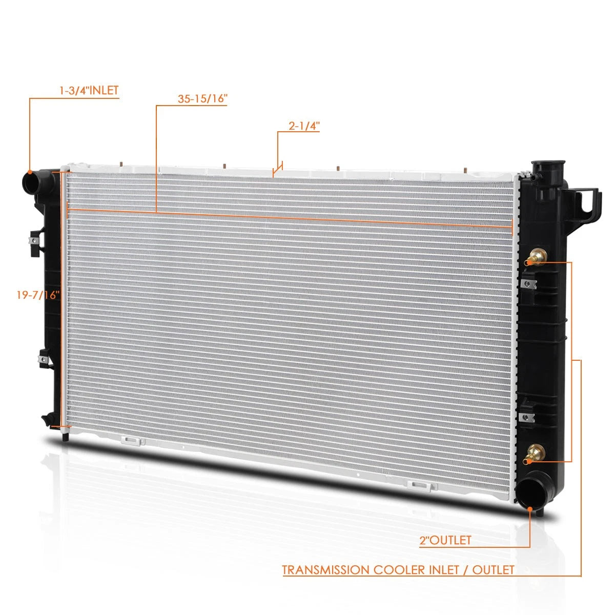 Full Aluminum Radiator for Dodge Ram 2500/3500 8.0L (1994–2002) DPI-1555