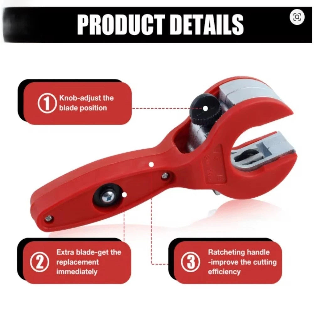 Ratchet Tube Cutter for Copper Aluminum Pipes (8-29mm)