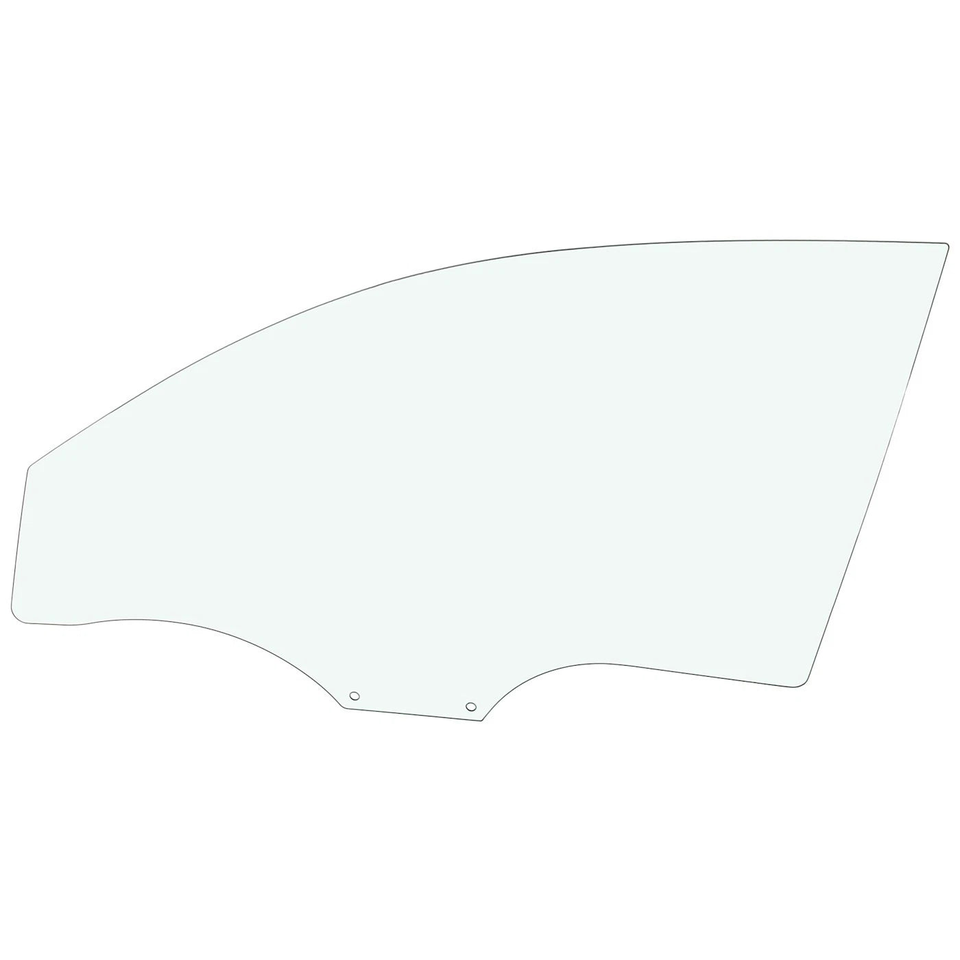 Front Driver Door Glass for Hyundai Accent (2007–2011)