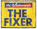 Mr. Goodwrench The Fixer Tin Metal Sign 12.5 x 16 #3003 for Man Cave Garage