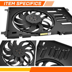 Front Engine Radiator Cooling Fan Assembly for Ford Transit Connect (2019–2023)