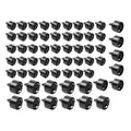 61X Engine Topper Bolt Caps Cover Black for Harley Twin Cam FLH (1999-2006)