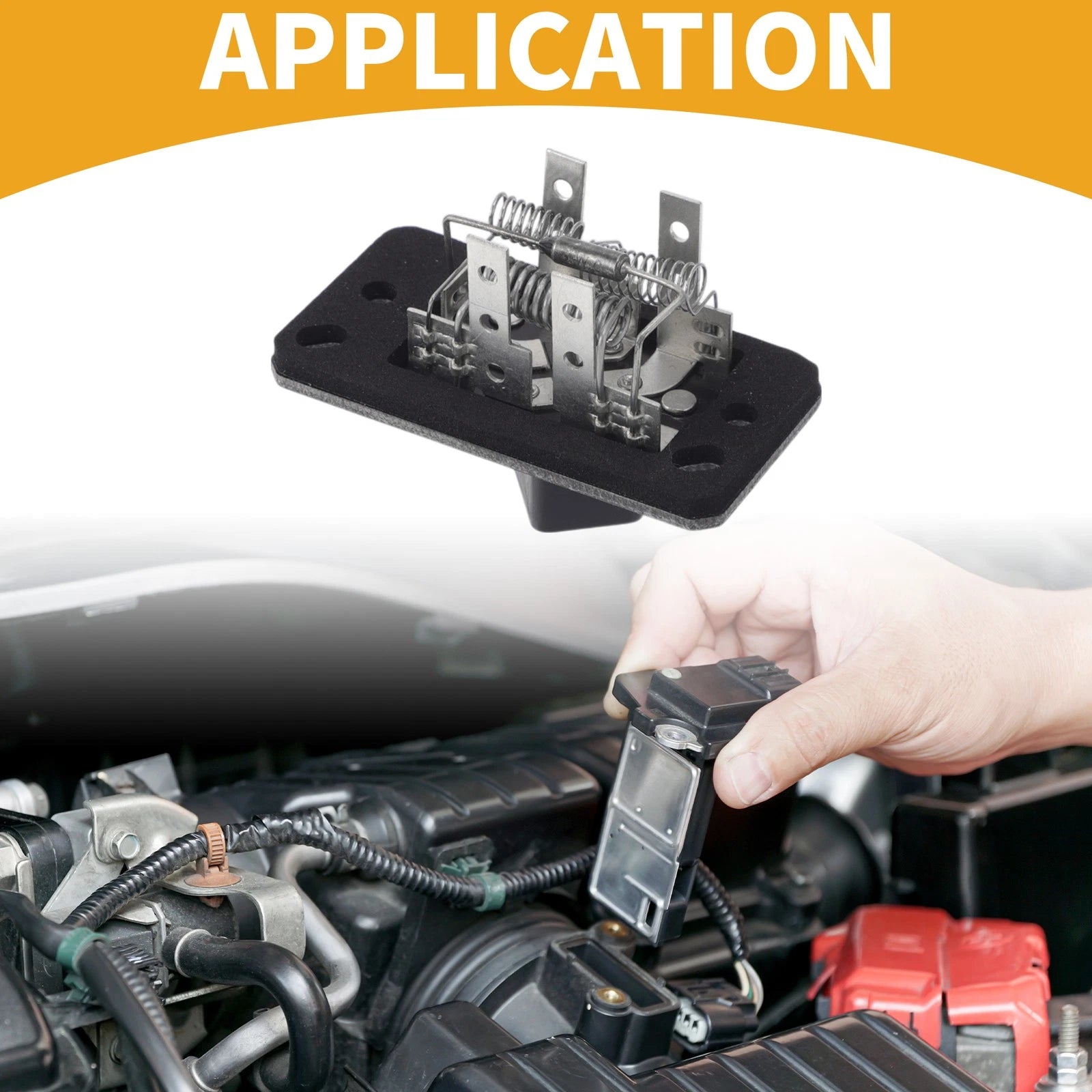 HVAC Blower Motor Resistor for Ford (2000–2005) No. 4F2Z19A706BA