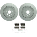 Bosch Rear Quietcast Rotors & Blue Ceramic Brake Pads for GS300 IS350 (1998–2005)