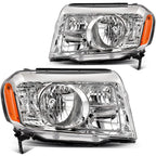 2X Headlight Assembly for Honda Pilot (2009–2011) Chrome Housing