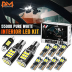 10 Pcs LED Dome Glove Box Map Light Bulb Kit for Ram 1500-3500 (2019–2024)