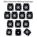 20Pcs Carburetor Metering Diaphragm Rebuild for Stihl (4314 121 4700)
