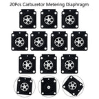 20Pcs Carburetor Metering Diaphragm Rebuild for Stihl (4314 121 4700)