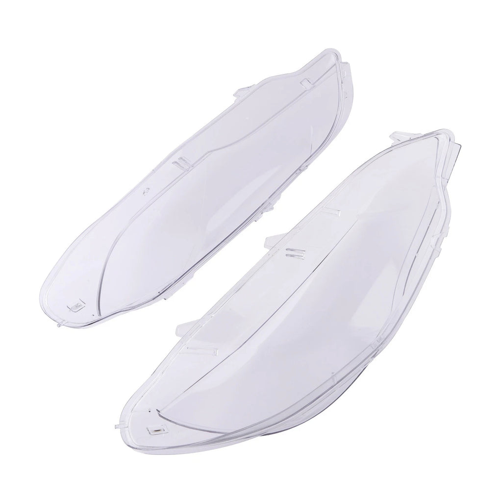 Front Headlamp Lens Cover Pair for BMW X6 E71 (2008–2014)
