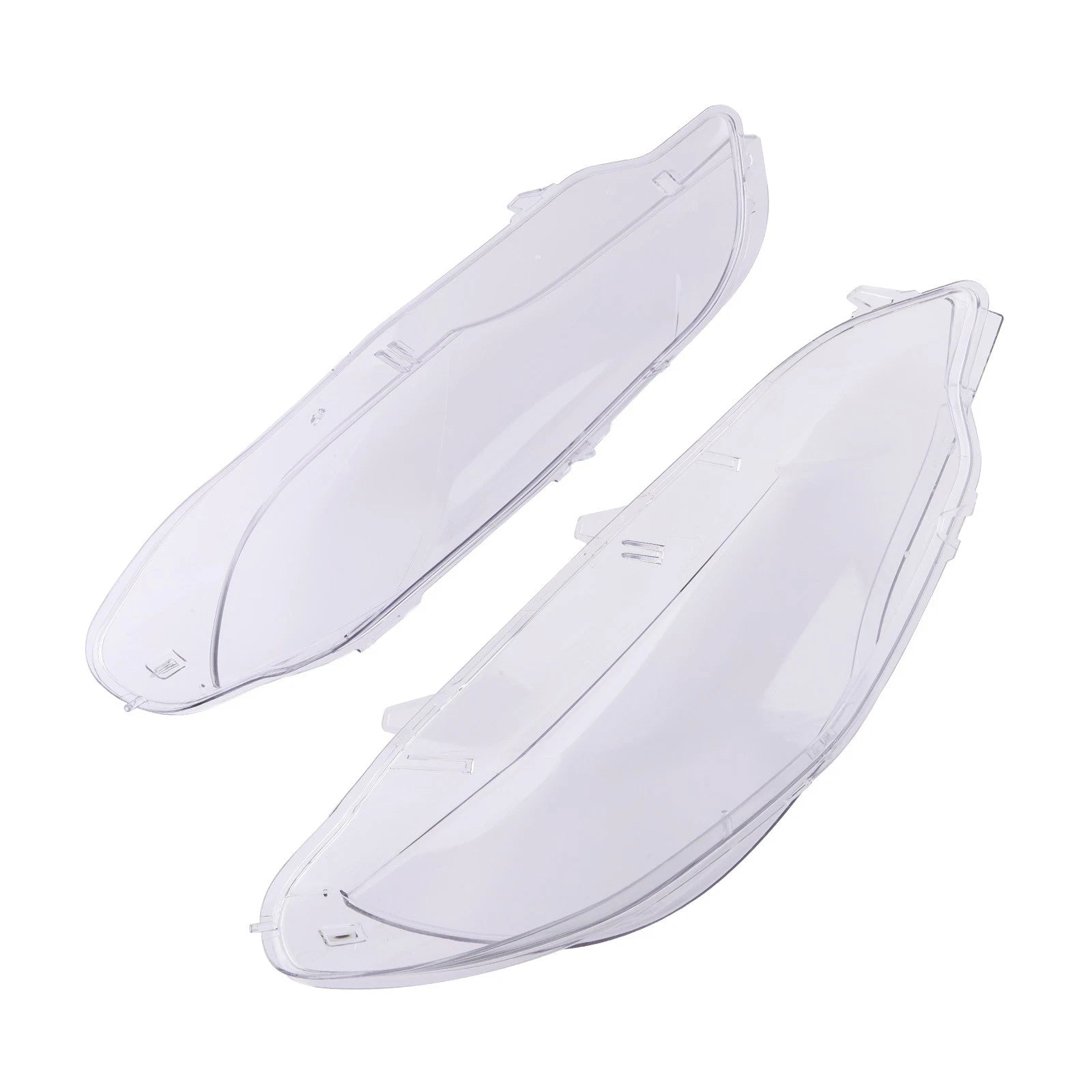 Front Headlamp Lens Cover Pair for BMW X6 E71 (2008–2014)