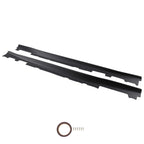 Side Skirts for Chevy Camaro (2016-2023) Matte Black ABS Plastic