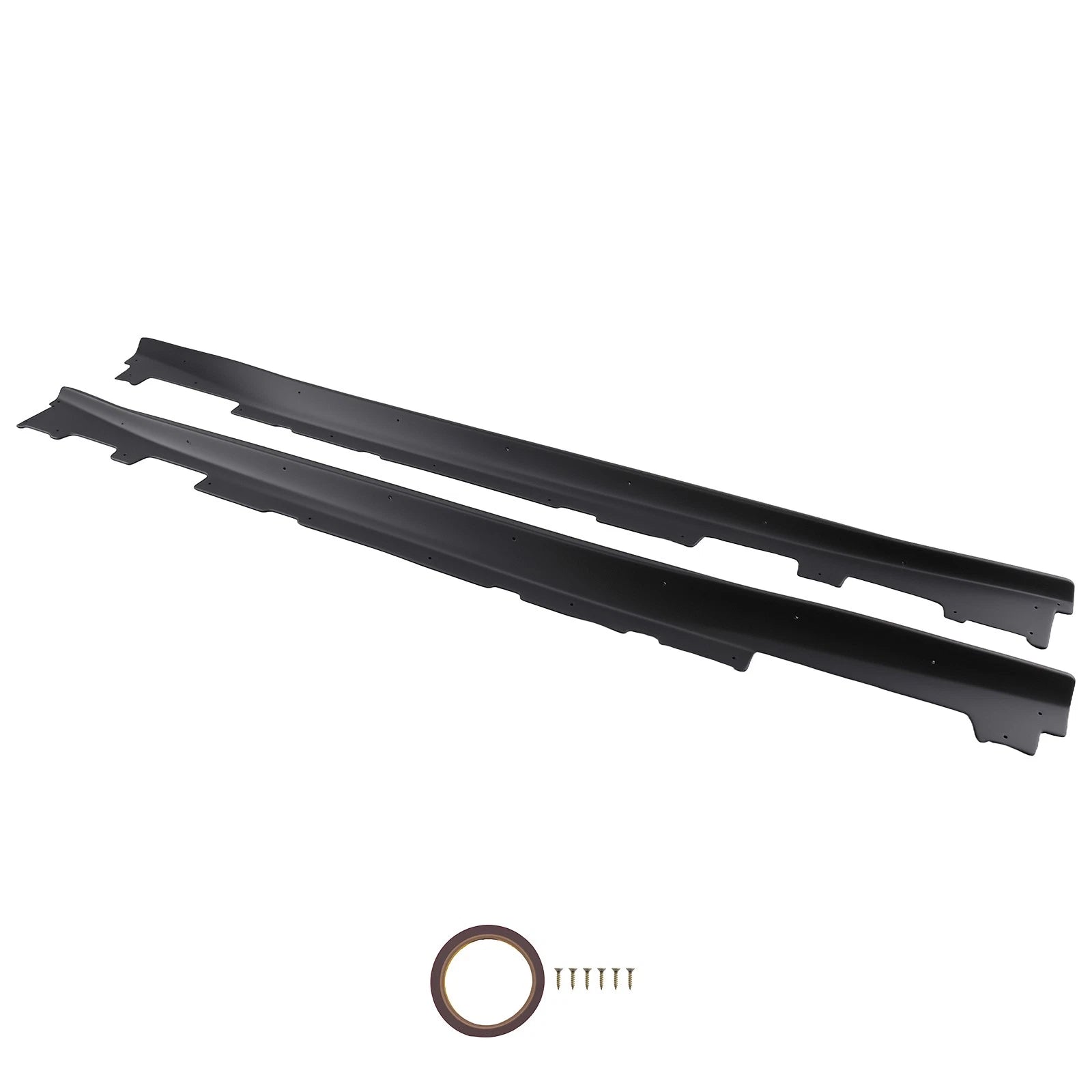 Side Skirts for Chevy Camaro (2016-2023) Matte Black ABS Plastic