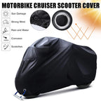 87in Waterproof Motorcycle Cover for Winter Storage (Universal Fit)