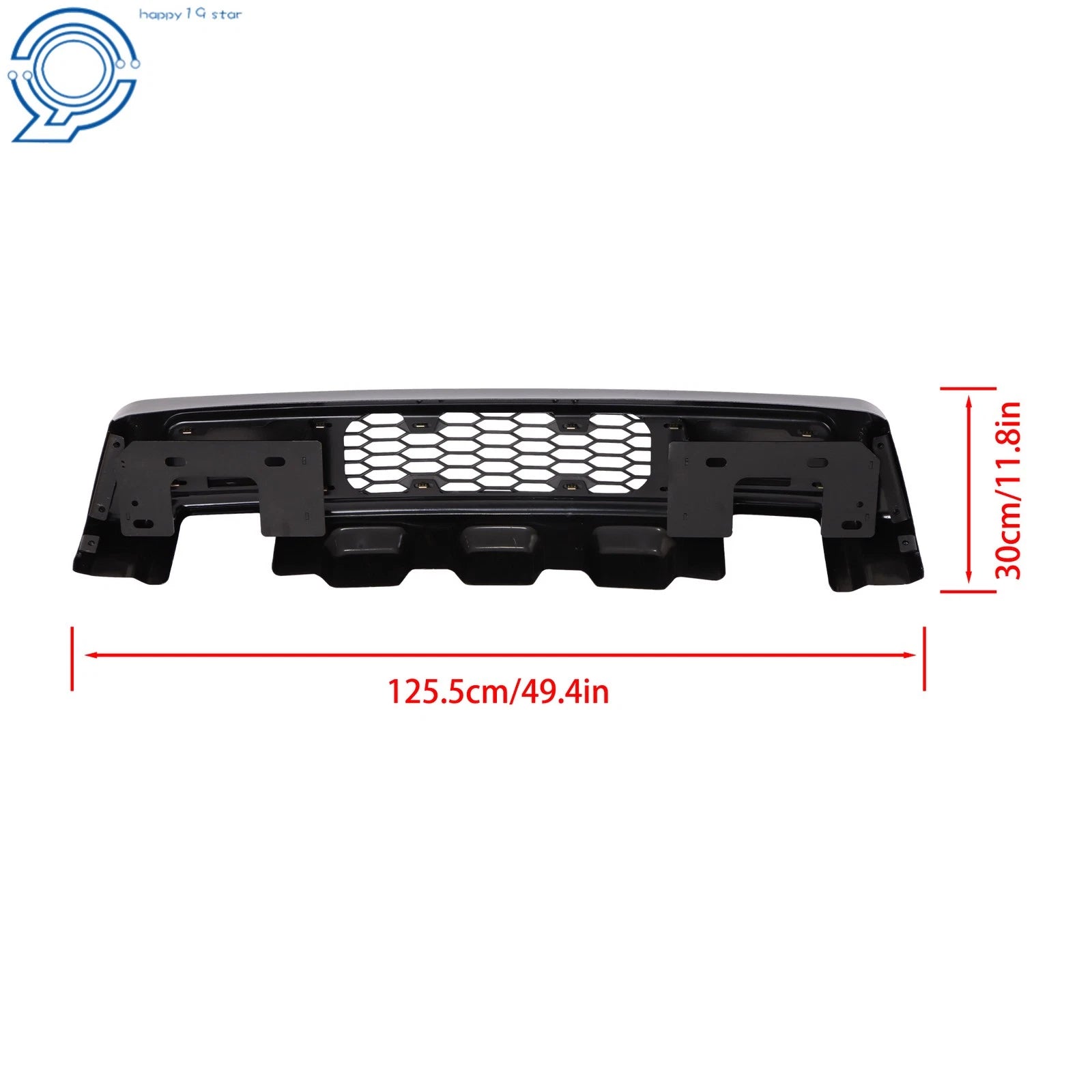 Textured Black Steel Bumper with LED for Ford F150 (2015–2017)