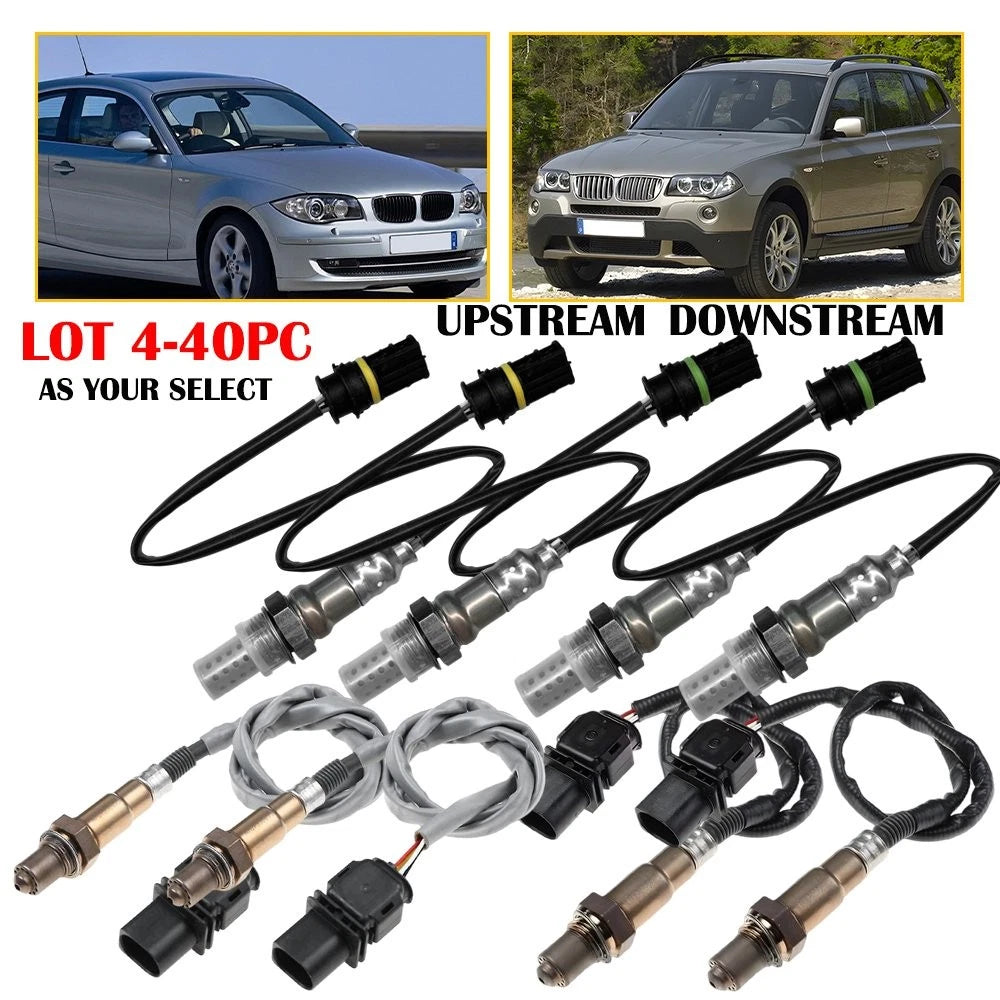 Set of 4 Oxygen O2 Sensors for BMW 128i 325xi 528i X3 X5 Z4 (2007–2013) 234-5138 V