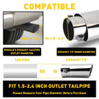 Chrome Exhaust Pipe Tail Tip for