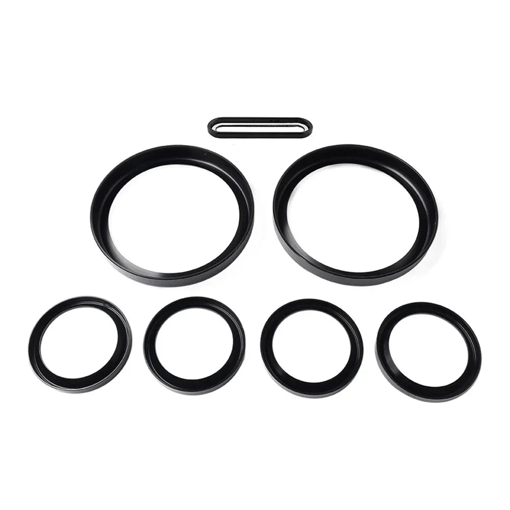 Instrument Board Gauge Indicator Lamp Bezel for Harley Road Glide (96-13)