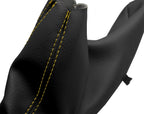 E Brake Boot Cover Leather for BMW F30 F31 F32 F33 F34 F35 F36 (2014–2019) Yellow Stitch