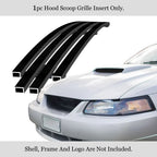 Stainless Black Billet Grille Insert for Ford Mustang GT (1999-2004)