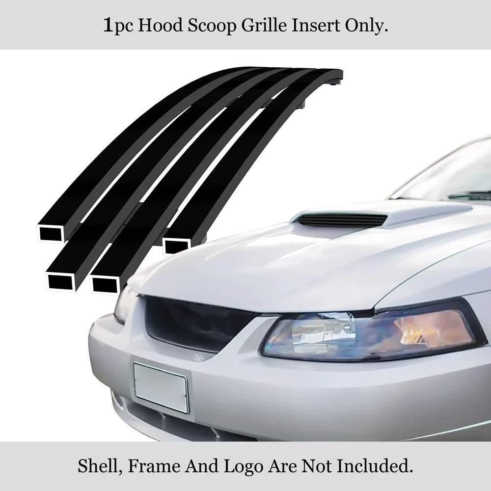 Stainless Black Billet Grille Insert for Ford Mustang GT (1999-2004)