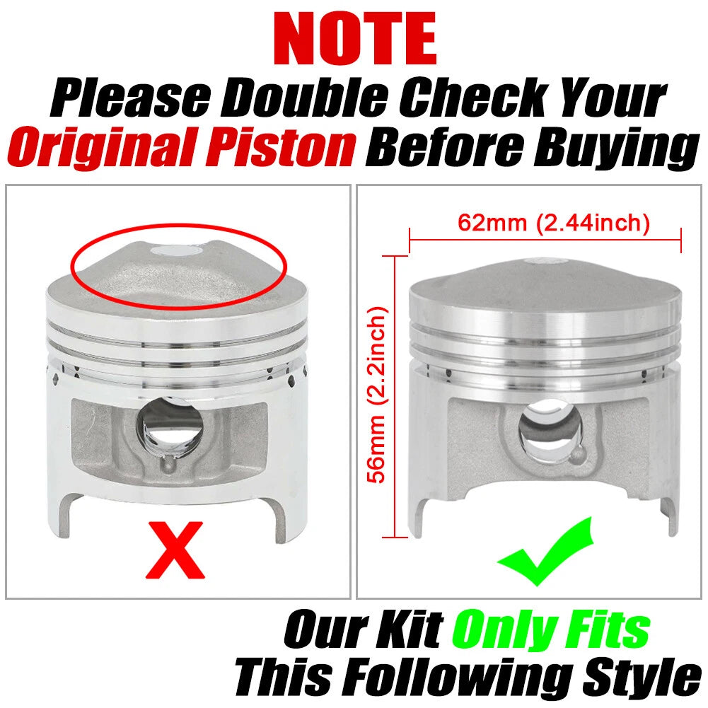 Big Bore Cylinder Piston Upgrade Camshaft Kit for Kawasaki KLX125 (2003–2009)