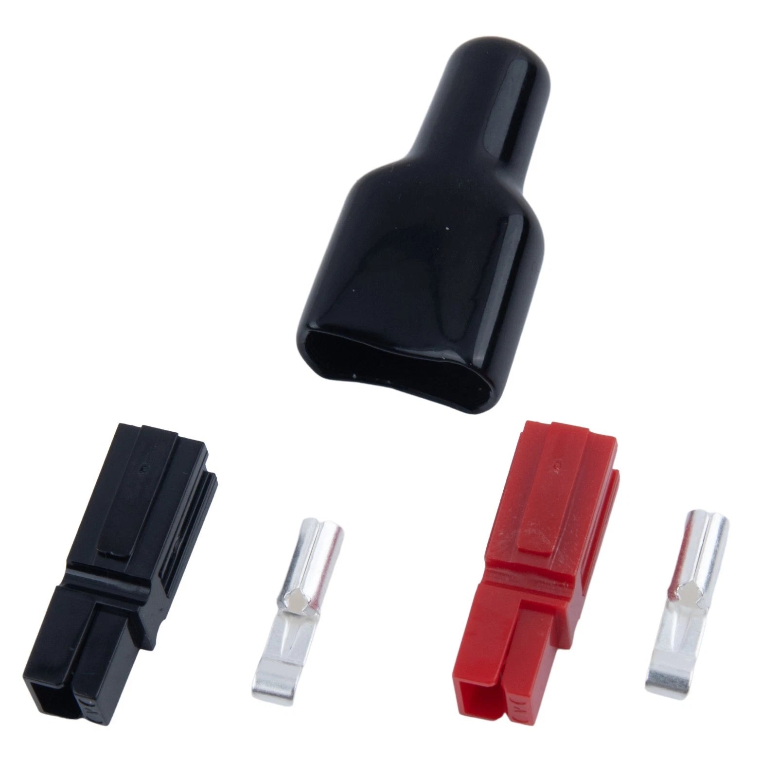 5 Pairs 30AMP Anderson-Style Connectors with Rubber Covers/Sleeves