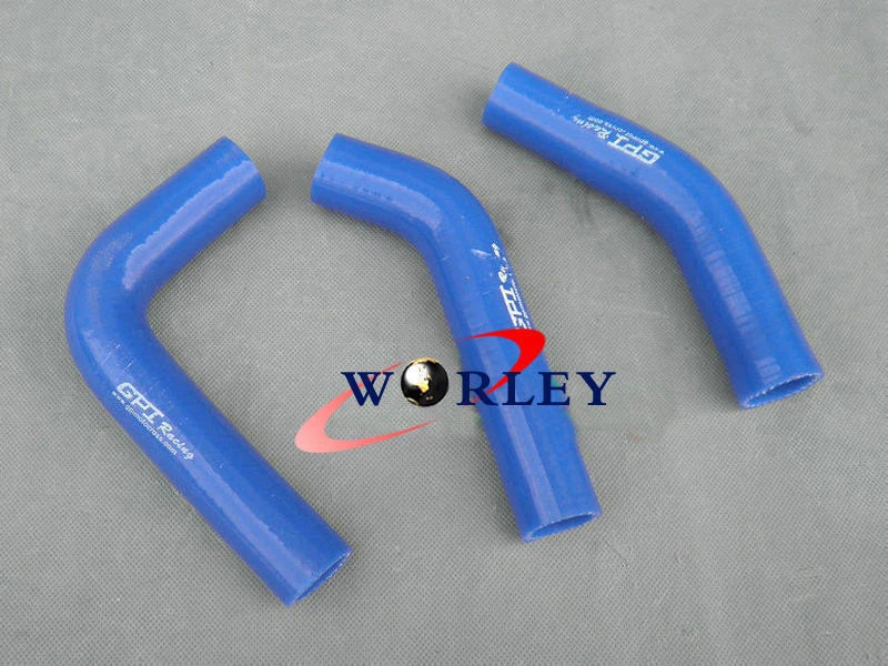 BLACK Silicone Radiator Hose Kit for YAMAHA RD250 RD350 (1973-1983)