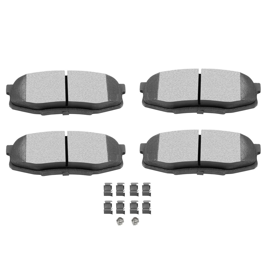 Set of 2 Rear Brake Rotors & Ceramic Pads for Lexus LX570 (2008–2021) Toyota Sequoia