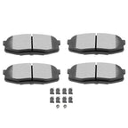Set of 2 Rear Brake Rotors & Ceramic Pads for Lexus LX570 (2008–2021) Toyota Sequoia