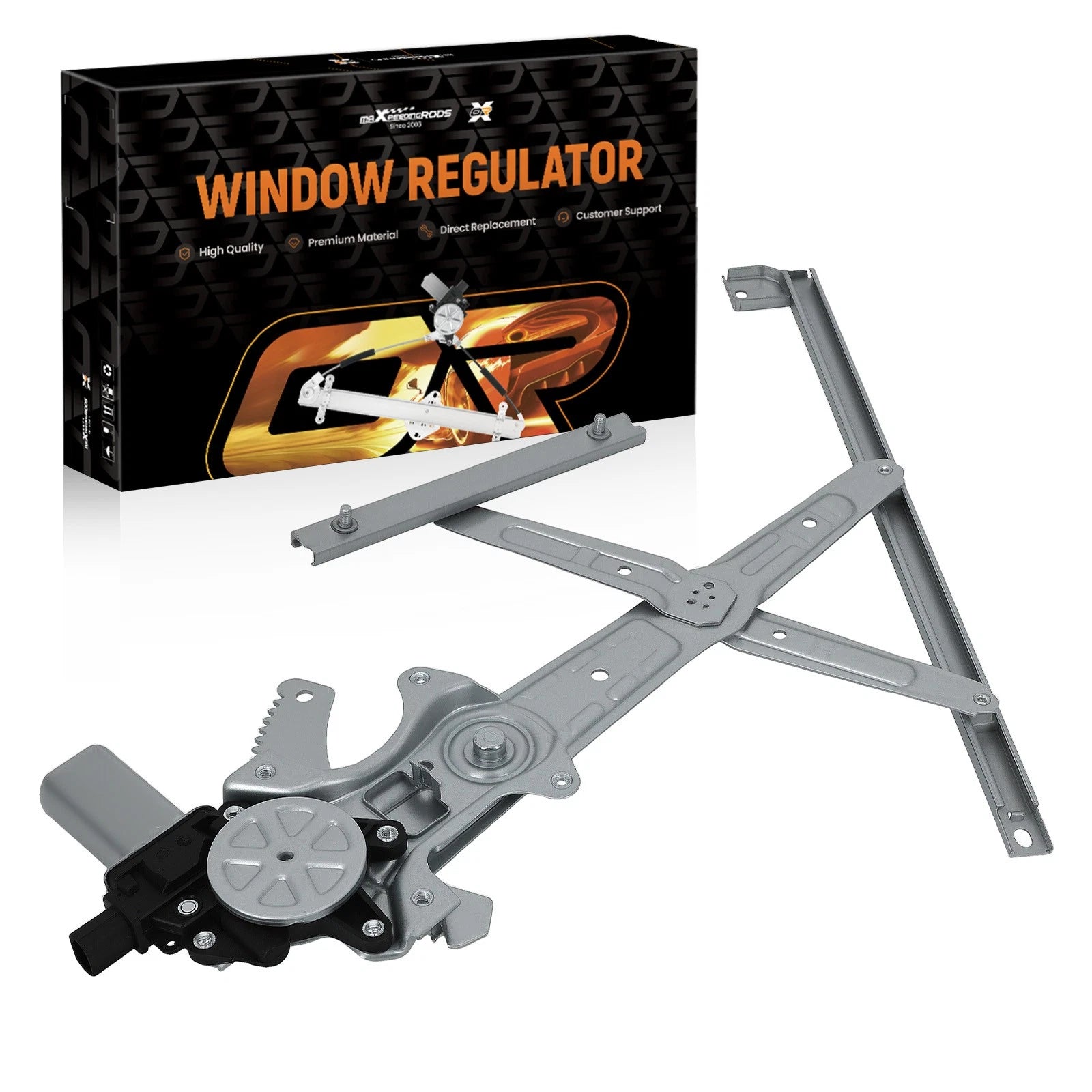 Window Regulator w/ Motor Assembly RH for Honda Civic 12-15 Front Right Side