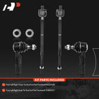 Inner & Outer Tie Rod for Toyota MR2 Spyder 2000-2005 L4 1.8L