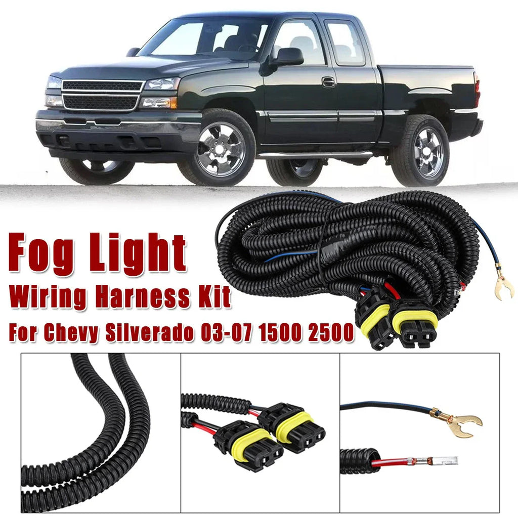 Fog Light Wiring Harness for Chevy Silverado (2003–2007)