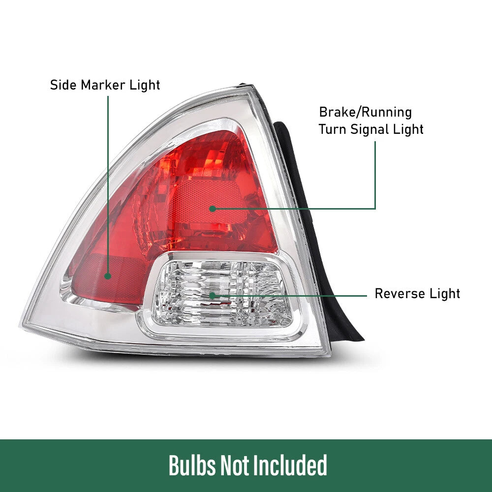 Tail Light Brake Lamp for Ford Fusion (2006–2009) Left Driver Side